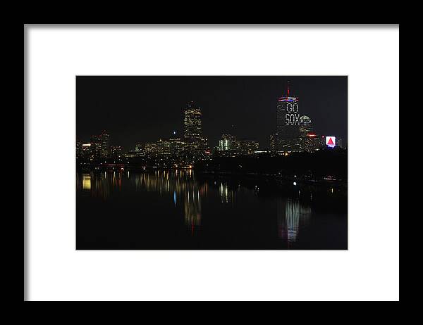 Boston Framed Print featuring the photograph Go Sox by Juergen Roth