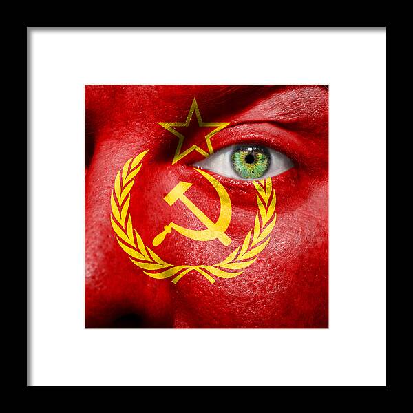Art Framed Print featuring the photograph Go USSR by Semmick Photo