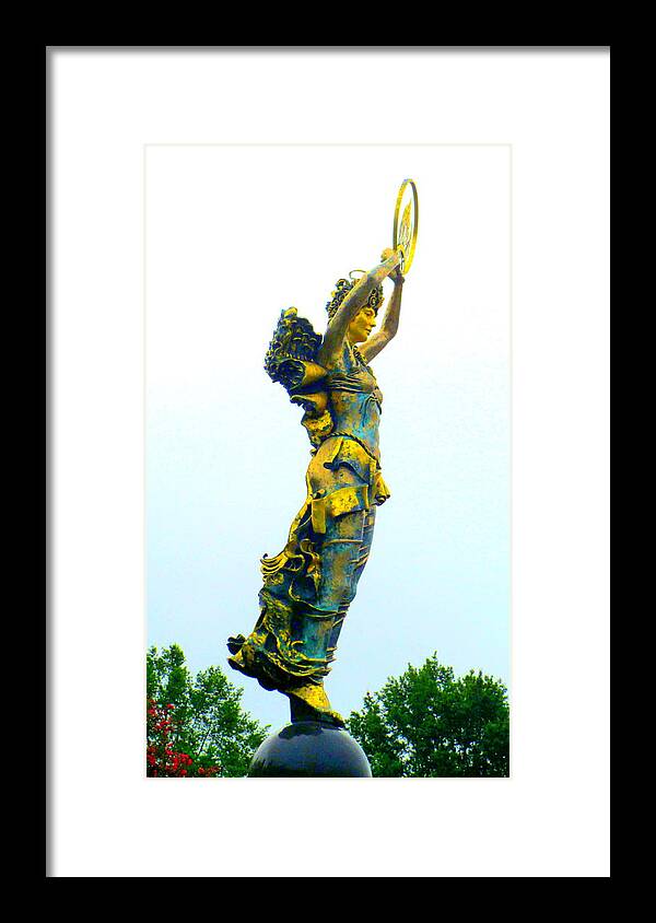 Rock Hill Framed Print featuring the photograph Goddess Sideview by Randall Weidner