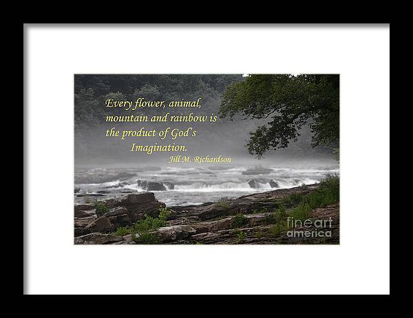 Landscape Framed Print featuring the photograph God's Imagination by Gene Bleile Photography 