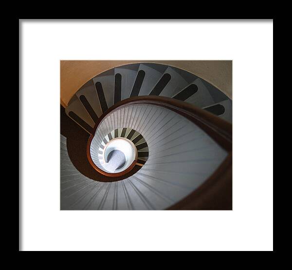 Stairs Framed Print featuring the photograph Going Down? by Nathan Rupert