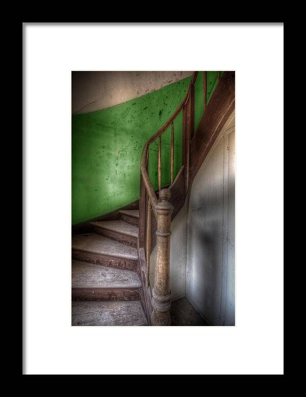 Urbex Framed Print featuring the digital art Going Green by Nathan Wright