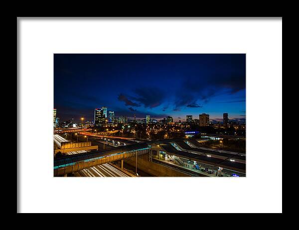 Israel Framed Print featuring the photograph Going Home in Tel Aviv by David Morefield