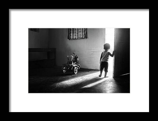 Palopo Framed Print featuring the photograph Going To Play by Ivan Valentino