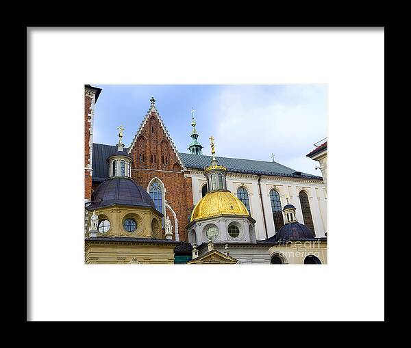 Krakow Framed Print featuring the photograph Golden Dome by Brenda Kean