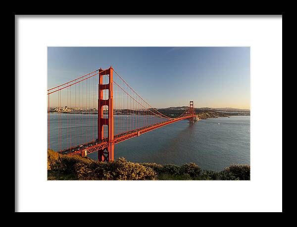 California Framed Print featuring the photograph Golden Gate Bridge by Francesco Emanuele Carucci