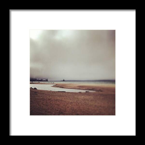  Framed Print featuring the photograph Golden Gate Bridge Under The Weather by Meredith Leah