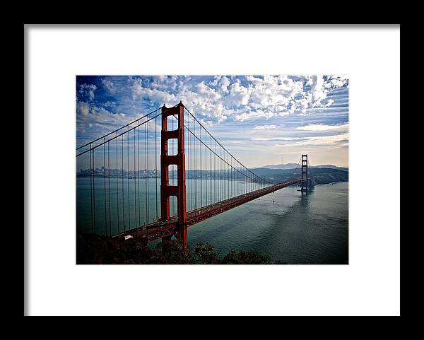 San Francisco Framed Print featuring the photograph Golden Gate Open by Eric Tressler