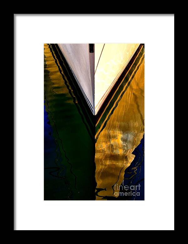 Abstract Framed Print featuring the photograph Golden Girl by Lauren Leigh Hunter Fine Art Photography
