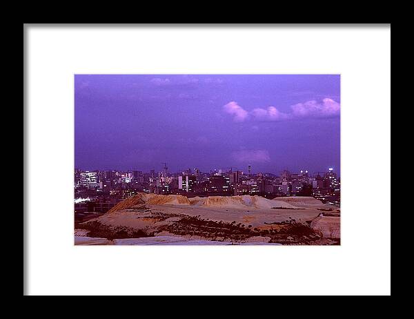 Anthony Framed Print featuring the photograph Golden Mine Dumps - S.A by Anthony Howarth