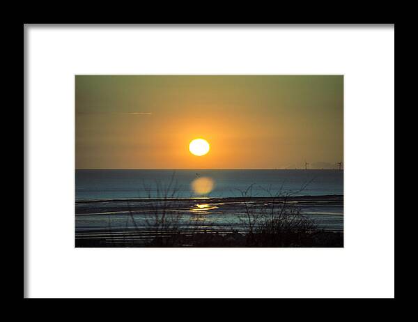 Golden Framed Print featuring the photograph Golden Orb by Spikey Mouse Photography