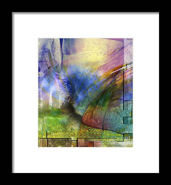 Vale Framed Print featuring the painting Golden Vale by Allison Ashton