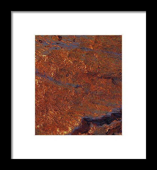 Golden Framed Print featuring the photograph Golden Waters by Sami Tiainen