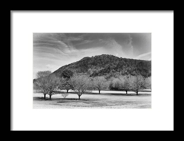 Canon T3i Framed Print featuring the photograph Golf Course in Winter by Ben Shields