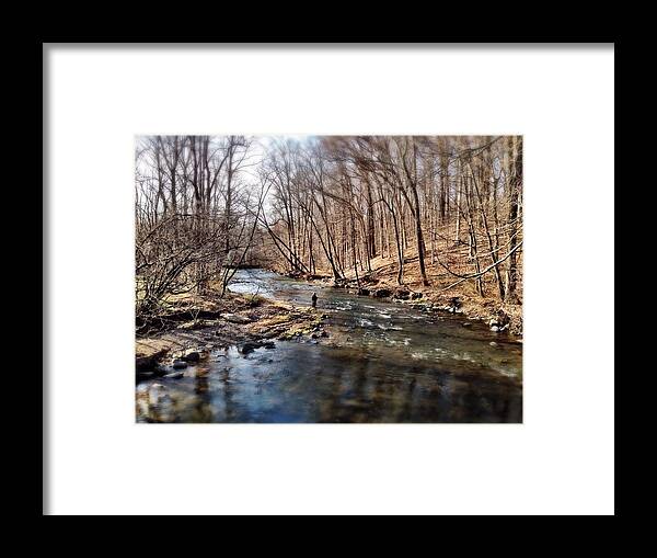 Water Framed Print featuring the photograph Gone Fishin' by Chris Montcalmo