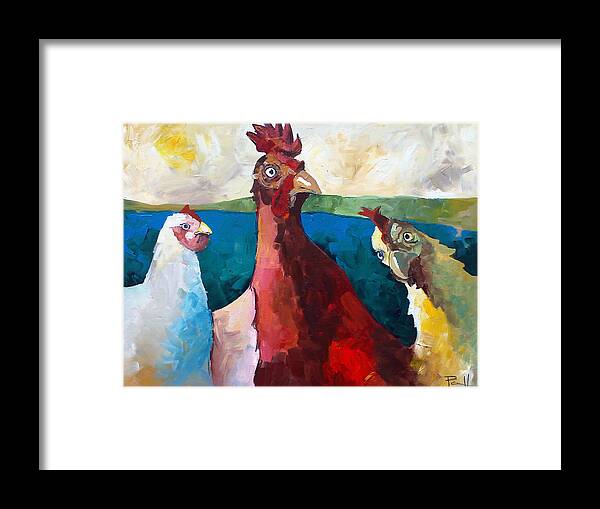 Animal Framed Print featuring the painting Gonzo by Sean Parnell
