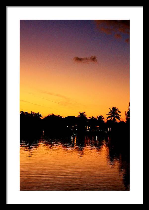 Jupiter Framed Print featuring the photograph Good Evening by Catie Canetti