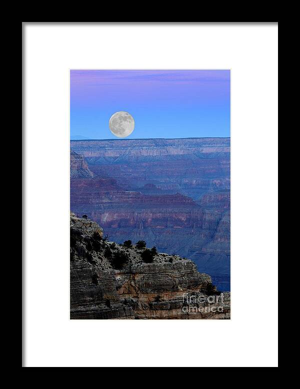 Good Night Moon Framed Print featuring the photograph Good Night Moon by Patrick Witz