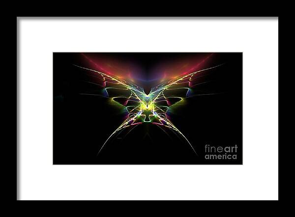 Gossamer Framed Print featuring the digital art Gossamer Wings by Greg Moores