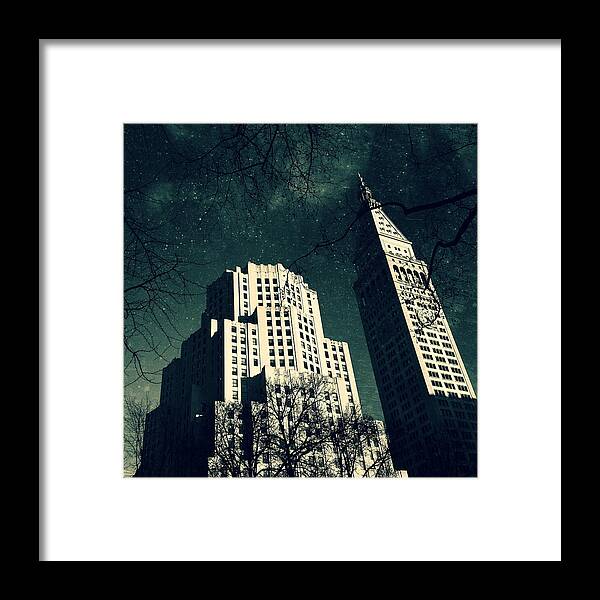 Met Life Tower Framed Print featuring the photograph Gotham Met Life by Natasha Marco