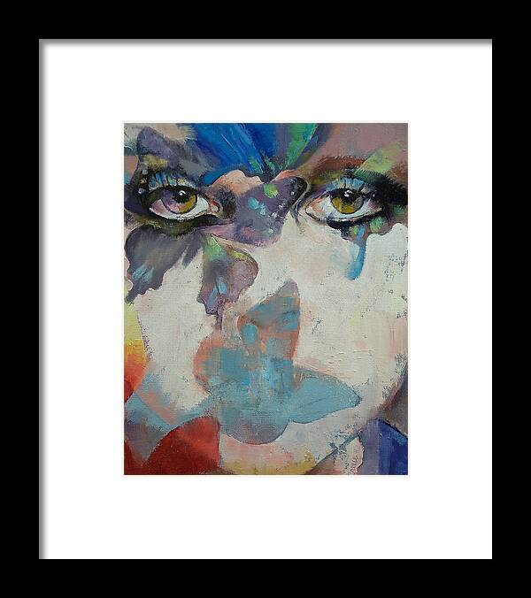 Gothic Framed Print featuring the painting Gothic Butterflies by Michael Creese
