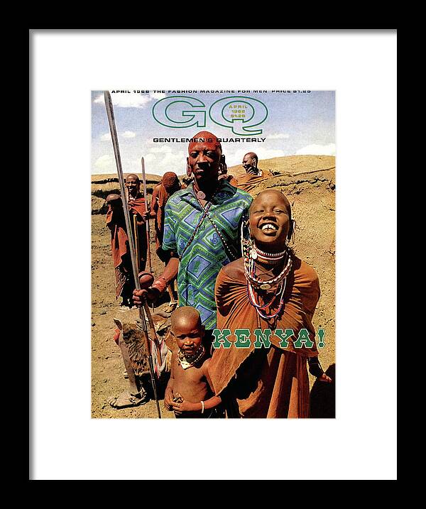 Fashion Framed Print featuring the photograph Gq Cover Featuring A Group Of Massai People by Horn & Griner