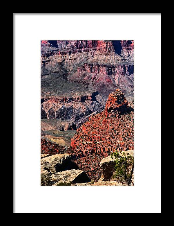 Grand Canyon Framed Print featuring the photograph Grand Canyon 6 by Robert McCubbin