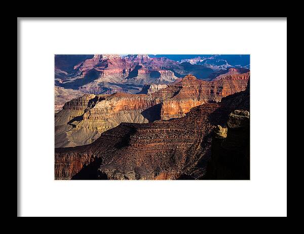 Arizona Framed Print featuring the photograph Grand Canyon Colors by Ed Gleichman