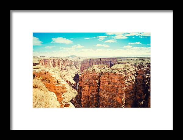 Scenics Framed Print featuring the photograph Grand Canyon National Park - Arizona by Franckreporter