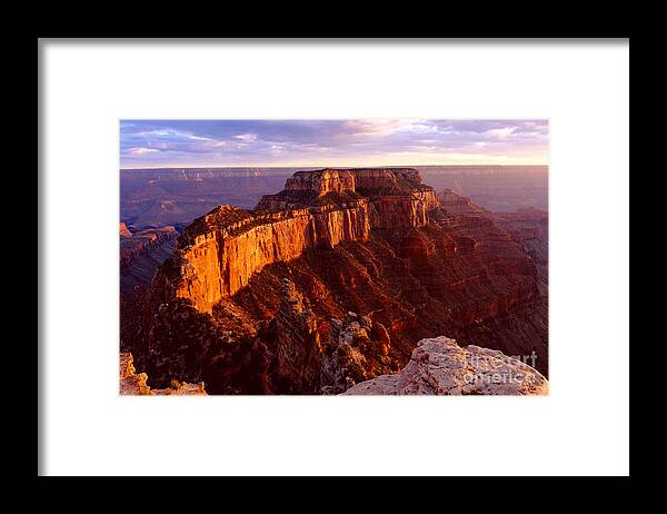 Grand Canyon National Park Framed Print featuring the photograph Grand Canyon North Rim by Benedict Heekwan Yang