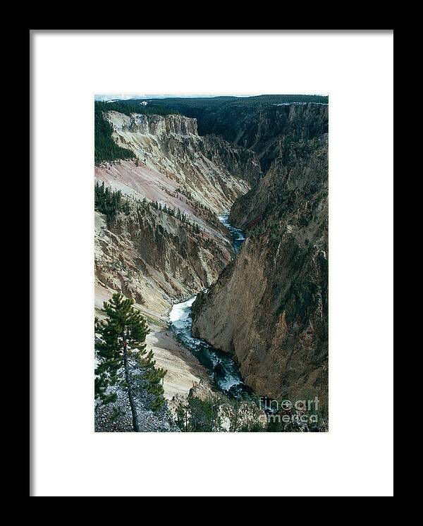 Grand Canyon Of The Yellowstone Framed Print featuring the photograph Grand Canyon Of The Yellowstone by Gregory G. Dimijian, M.D.