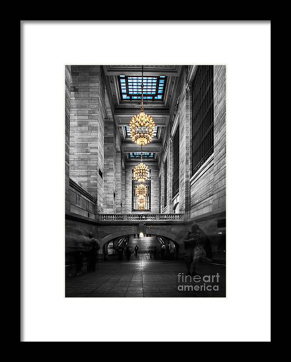 Nyc Framed Print featuring the photograph Grand Central Station III ck by Hannes Cmarits