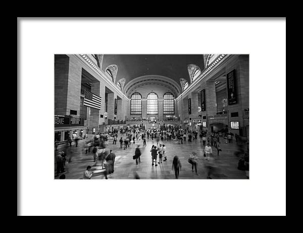 New York Framed Print featuring the photograph Grand Central Terminal by Paul Grogan