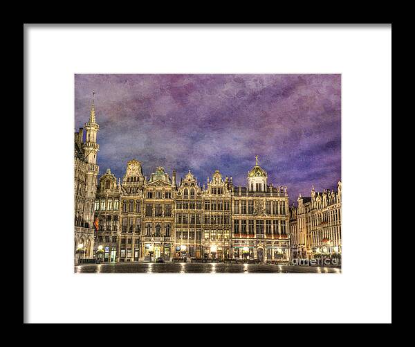 Architecture Framed Print featuring the photograph Grand Place by Juli Scalzi