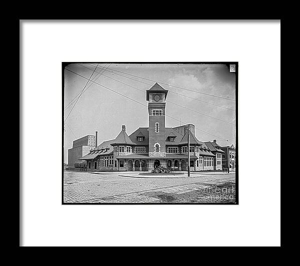Loc Framed Print featuring the photograph Grand Trunk Station by Russell Brown