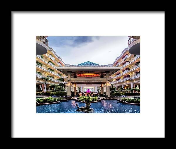 Hotel Framed Print featuring the photograph Grand Wailea 74 by Dawn Eshelman