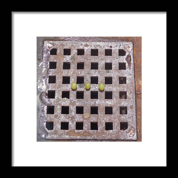 Grape Framed Print featuring the photograph Grape n Grate Still-life by Christina Verdgeline