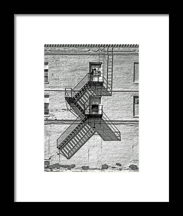 Fire Escape Framed Print featuring the photograph Great Escape by Don Spenner