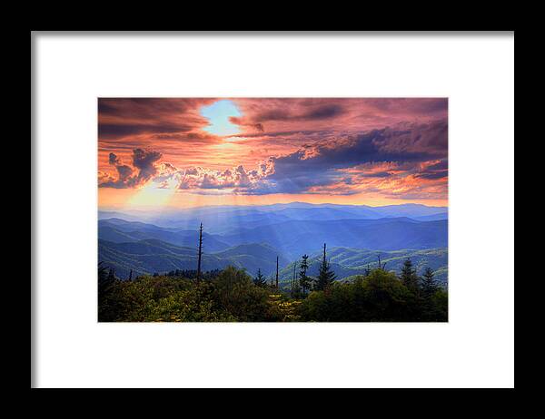 Landscape Framed Print featuring the photograph Great Smoky Mountains by Doug McPherson