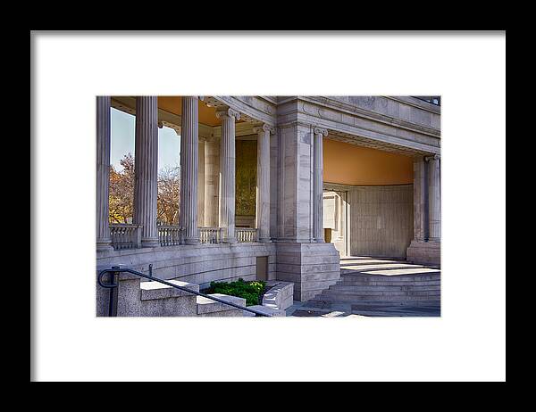 Greek Framed Print featuring the mixed media Greek Theatre 7 by Angelina Tamez