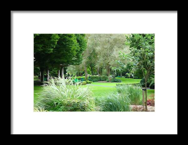 Grass Framed Print featuring the photograph Green Gardens by Norma Brock