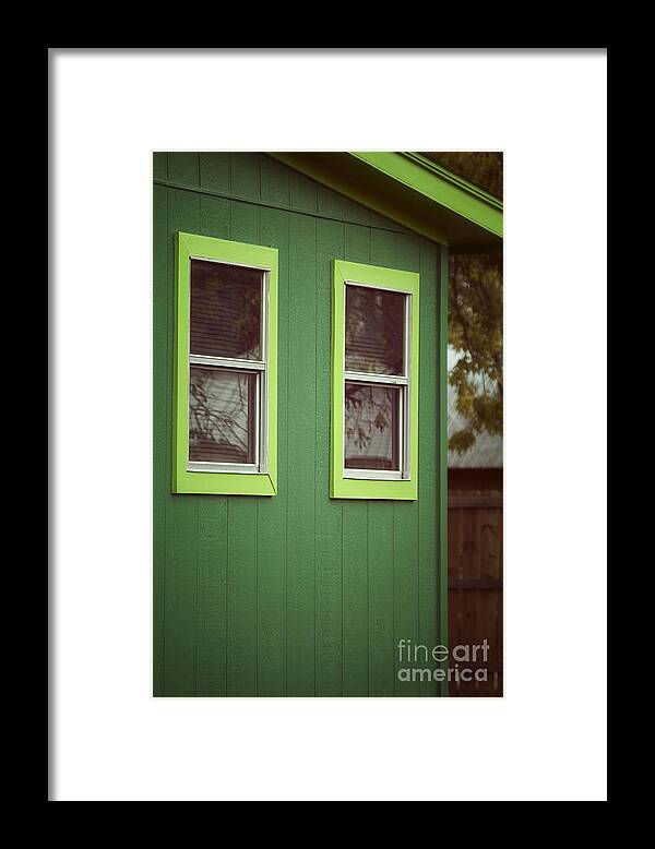  Framed Print featuring the photograph Green House by Trish Mistric