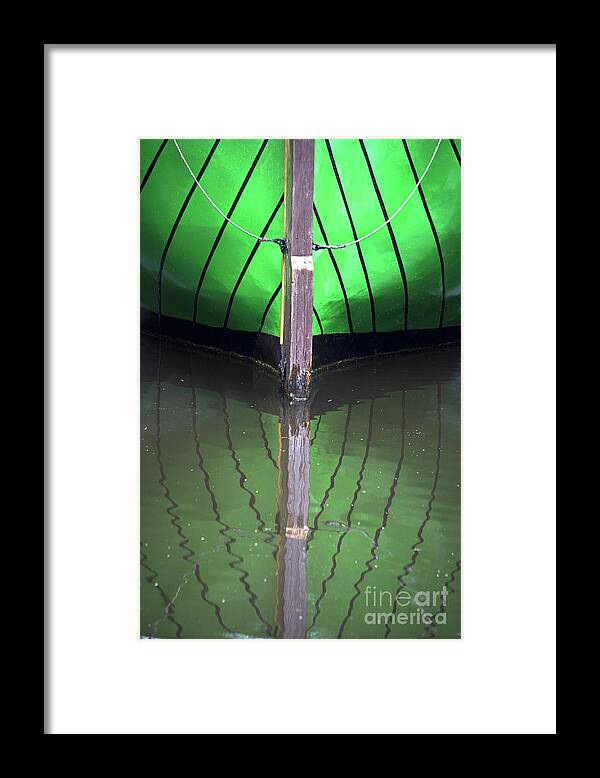 Heiko Framed Print featuring the photograph Green Reflection by Heiko Koehrer-Wagner