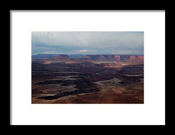 Dakota Framed Print featuring the photograph Green River Overlook by Greni Graph