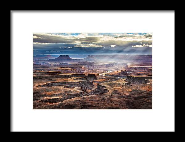 Green River Framed Print featuring the photograph Green River Overlook by Michael Ash