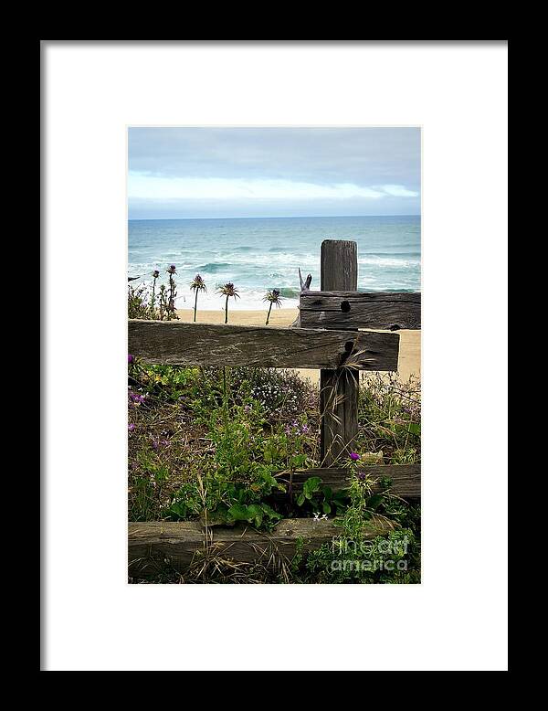 Beach Framed Print featuring the photograph Greetings from San Francisco by Ellen Cotton