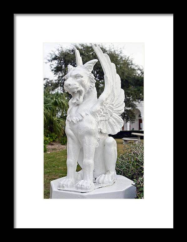 Gargoyle Framed Print featuring the photograph Guardian by John Collins