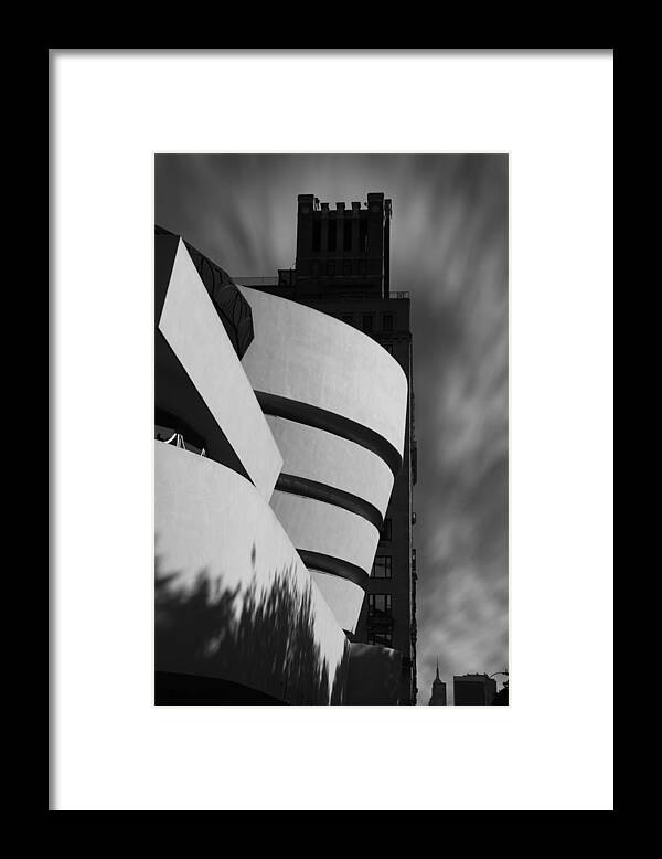 Architecture Framed Print featuring the photograph Guggenheim by Mayumi Yoshimaru