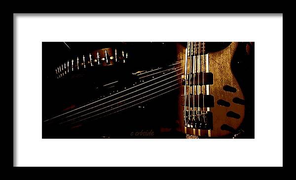 Music Framed Print featuring the photograph Guitar Panorama by Chris Berry