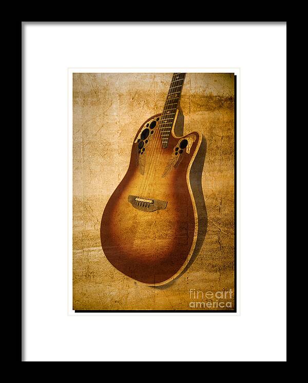 Guitar Framed Print featuring the photograph Guitar by Richard J Thompson 